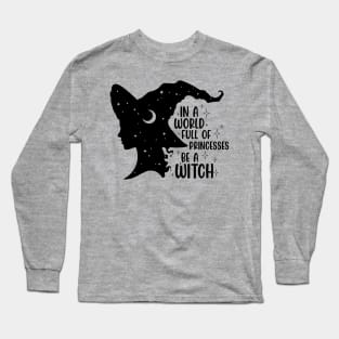 Feminist Witchy Grandaughter of Witches Halloween Long Sleeve T-Shirt